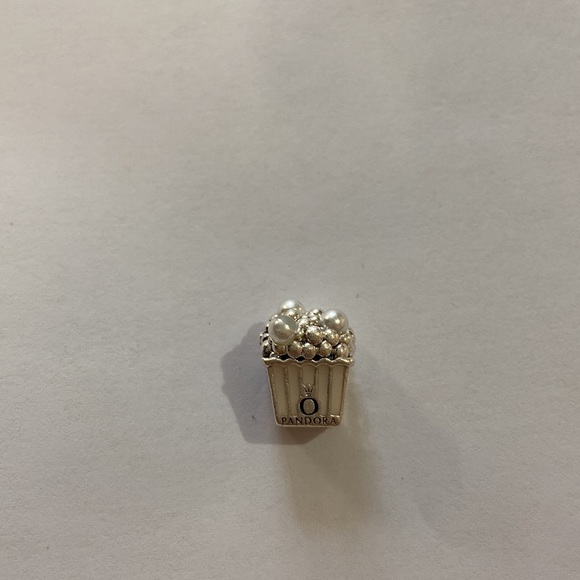 Authentic Pandora Popcorn Pale Pink Enamel Movies Charm - Picture 11 of 17